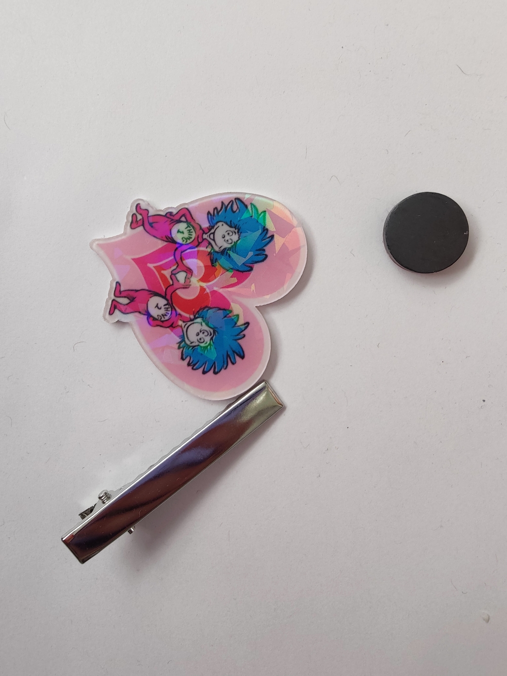 Custom Handmade Character Magnet or Hair Clip- Dr. Seuss Things